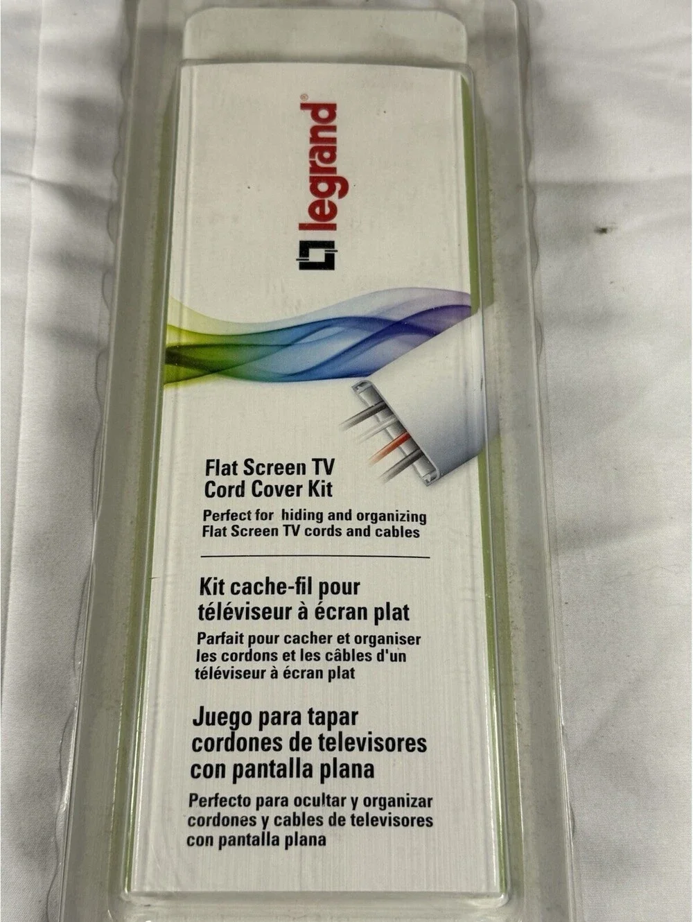 Brand‎ New Legrand Flat Screen TV Cord Wiremold Cover Kit CMK30 Kit Wall Mount